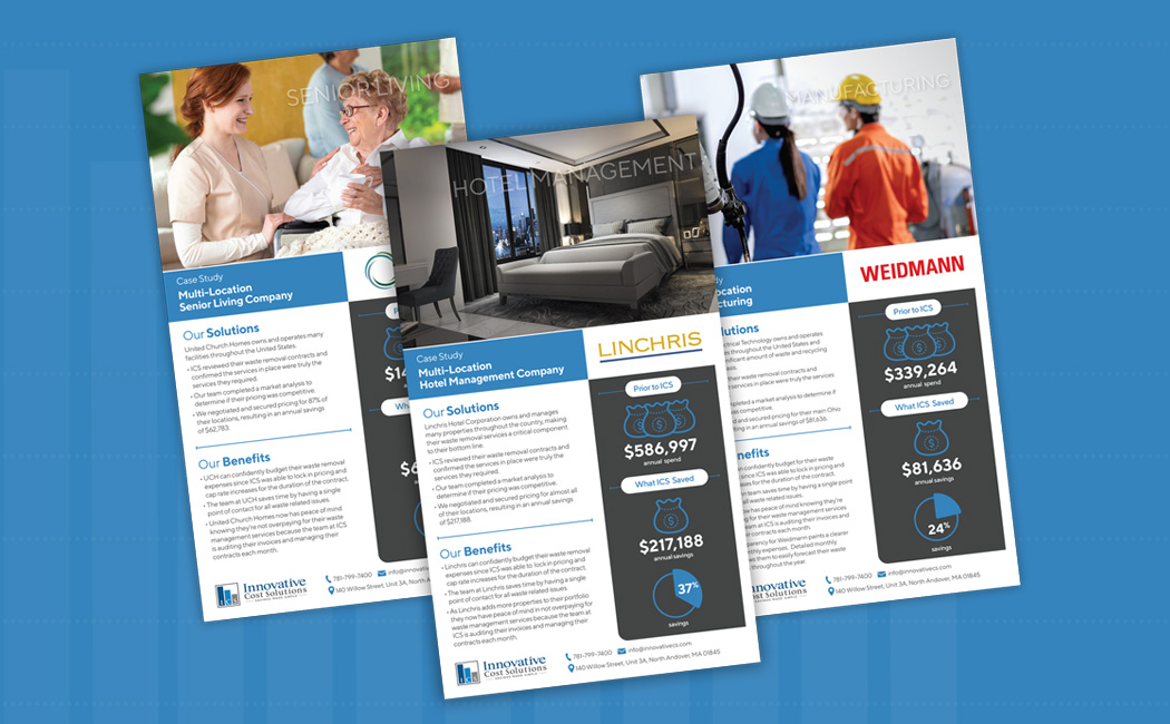 Innovative Cost Solutions case study promosheets